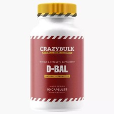 Best Supplement for Muscle Gains Crazy Bulk D BAL 90 Caps - Free  Fast Shipping