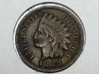 1888 Indian Cent pair in very fine/extra fine
