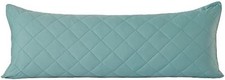 Cooling Diamind Quilted 1 pc Single Body Pillow 21 X54 Body Pillow Cover Blue
