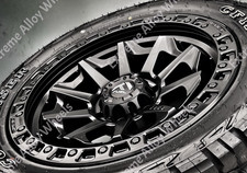 17" Black Covert Alloy Wheels For Volkswagen T5 T6 T28 T30 T32 Vans Wheels Only