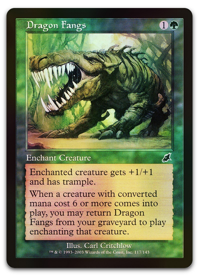 Dragon Fangs #117 (Foil) (NM) Scourge SCG Magic MTG