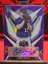 2021 Leaf Valiant Purple /50 Gunnar Hoglund #BA-GH1 Auto