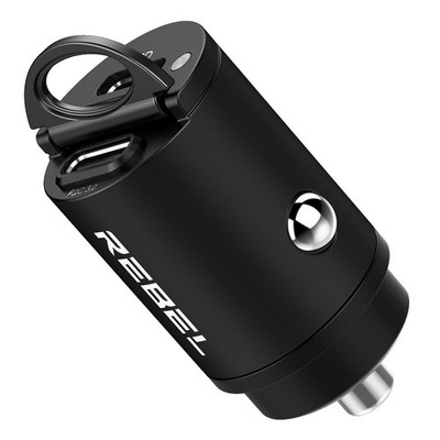 REBEL Dual 45W USB C Fast Car Charger 12V/24V [Smallest Metal Frame] PD45W PD3.0