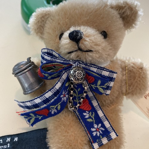 HERMANN SPIELWAREN "OKTOBERFEST PIN BEAR" LIMITED EDITION PLUSH TEDDY BEAR - Picture 3 of 5
