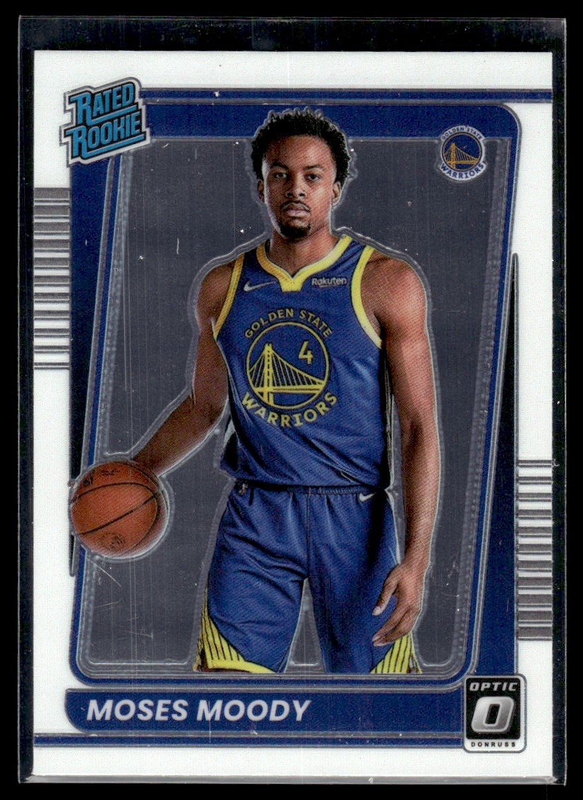 2021-22 Donruss Optic Rated Rookie Moses Moody Rookie Golden State Warriors #184