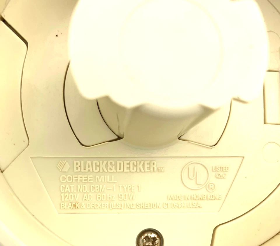 Molinillo de café vintage Black & Decker modelo CBM1 - probado y funciona Foto 4 de 4