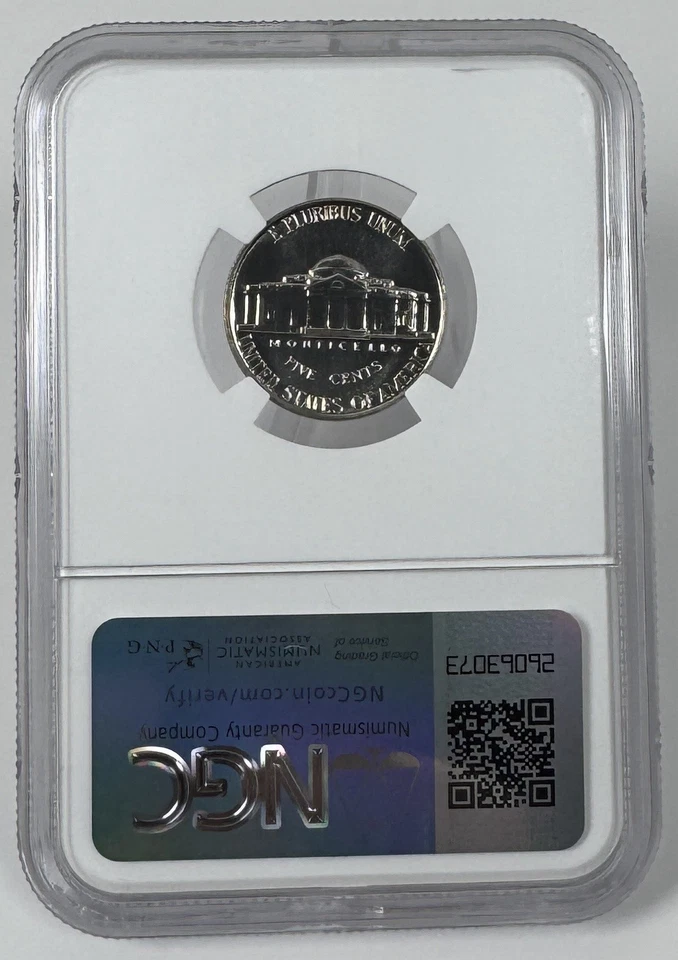 1956 Jefferson Nickel NGC PF68 Cameo BU DDO FS-102 Cherry Pickers Guide Error - Image 3 of 4