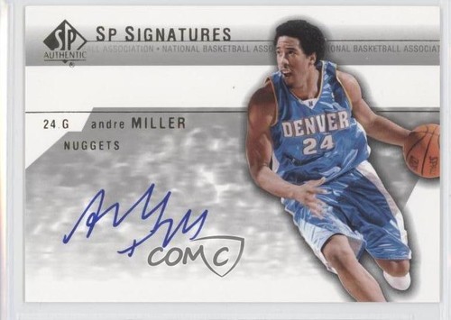 Andre Miller #AM-A 2003 SP Authentic Signatures card