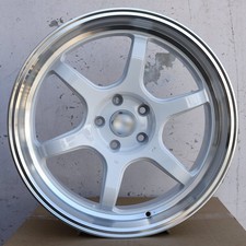 New Alloy Advan Style Wheels Rims Set Of 4 19x8.5 5x114.3 White Lip Fits Lexus New Alloy Advan Style Wheels Rims Set Of 4 19x8.5 5x114.3 White Lip Fits Lexus