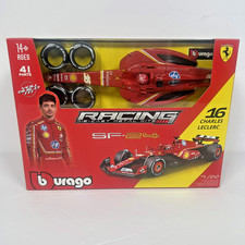 Burago Ferrari F1 Racing Build It Die Cast Metal Kit Charles Leclerc #16 1:24