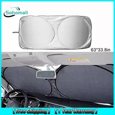 For Acura Windshield Sun Visor Foldable Car Window Sunshade UV Sun Block Cover