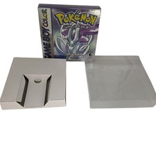 Nintendo GameBoy Color Game Box Only Inserts Protector Pokemon Crystal