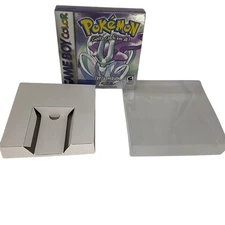 Nintendo GameBoy Color Game Box Only Inserts Protector Pokemon Crystal