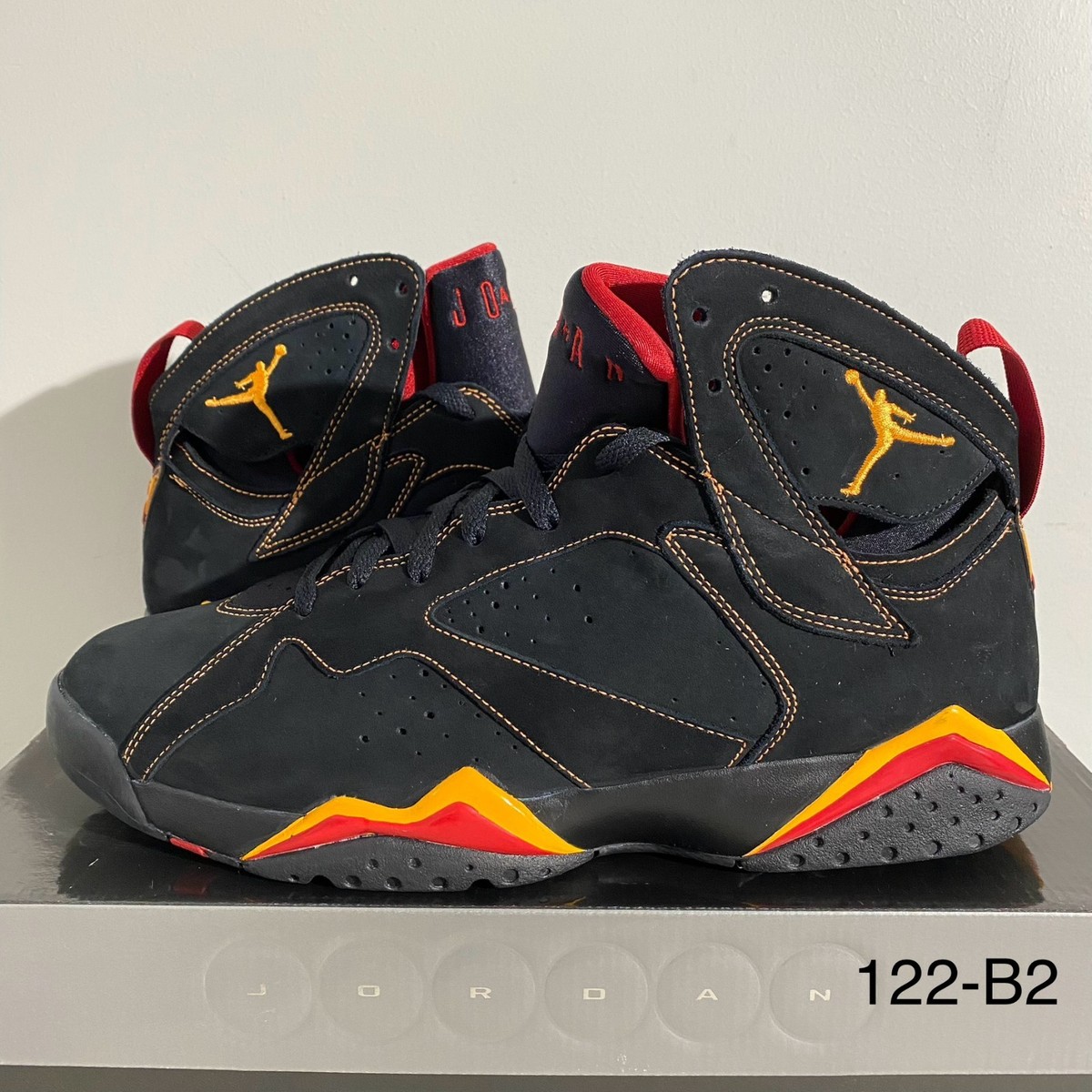 Size 12.5 - Jordan 7 Retro Citrus Black 2006 Sneakers 304775-081