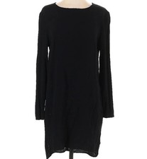 WAYF Black Shift Dress Long Sleeve USA Made Womens Size Medium