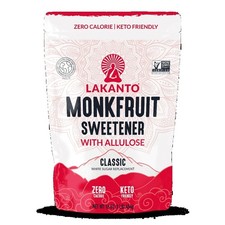 Classic Monkfruit with Allulose   White Sugar Replacement Erythritol-Free,