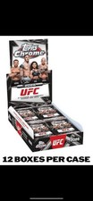 2026 TOPPS CHROME UFC 12 HOBBY BOX SEALED CASE (24 AUTOs) Brand New Presale