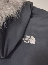 Winter Jacket Girls size Large L black The North Face Parka down Faux Fur