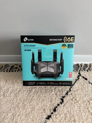 TP-LINK AXE16000 (Archer Axe 300) Quad-Band 7 Ports Wi-Fi 10Gbps Gaming Router - Image 1 of 4