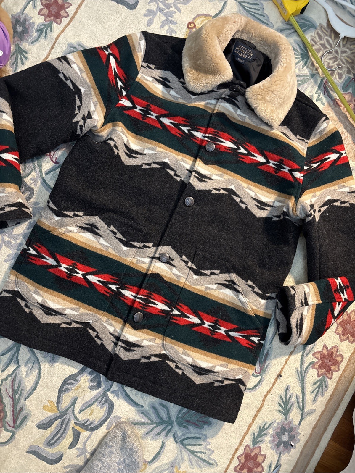 PENDLETON Authentic Brownsville Shearling Collar … - image 4