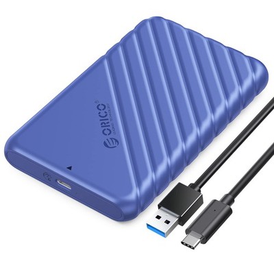 Festplattengehäuse 2,5 Zoll 6Gbps USB C 3.1 Gen 1 Festplatten Gehäuse für 9.5mm