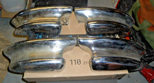 Lot Of 4 1946 1947 1948 Lincoln Original Chrome Front Bumper Wrap Arounds
