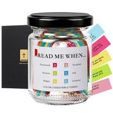 Bible Verse Jar Inspirational Scripture Prayer Cards Christian Gift for Women