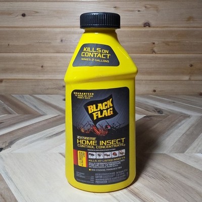 Black Flag Extreme Home Insects ~Kills 47~ Control Concentrate 2 ~12 Month~ 16oz