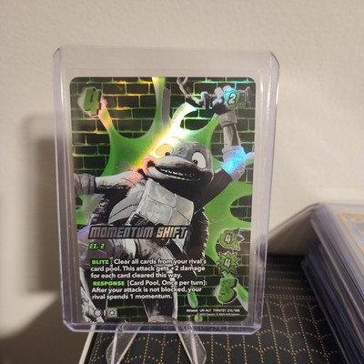 Universus TMNT Momentum Shift UR-Alt UV Reactive Ooze Alternate Art #213 Mint