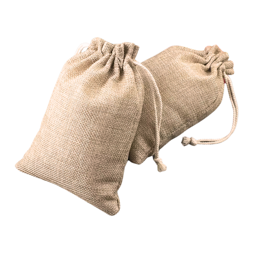 Calico Gunny Sack Canvas Burlap Drawstring Storage & Gift Bags - Picture 14 of 25