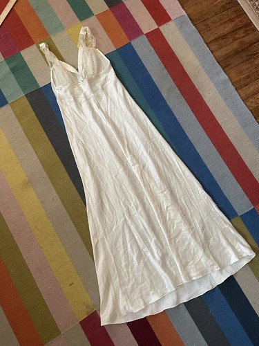 Camisón vintage Odette Barsa pequeño crema/fleja - Imagen 2 de 6