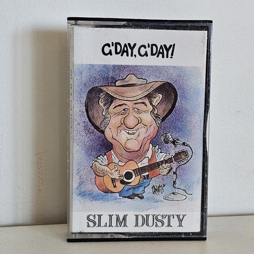 Slim Dusty Gday Gday 1988 EMI Cassette Tape Studio 301 Aus Country Music - Foto 1 di 11