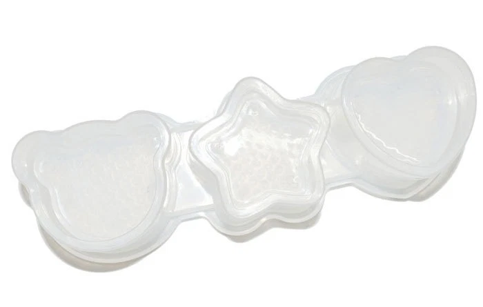 Set 3 pezzi kit stampo sushi riso stampi forma stampino cuore stella orso cucina - Immagine 2 di 4