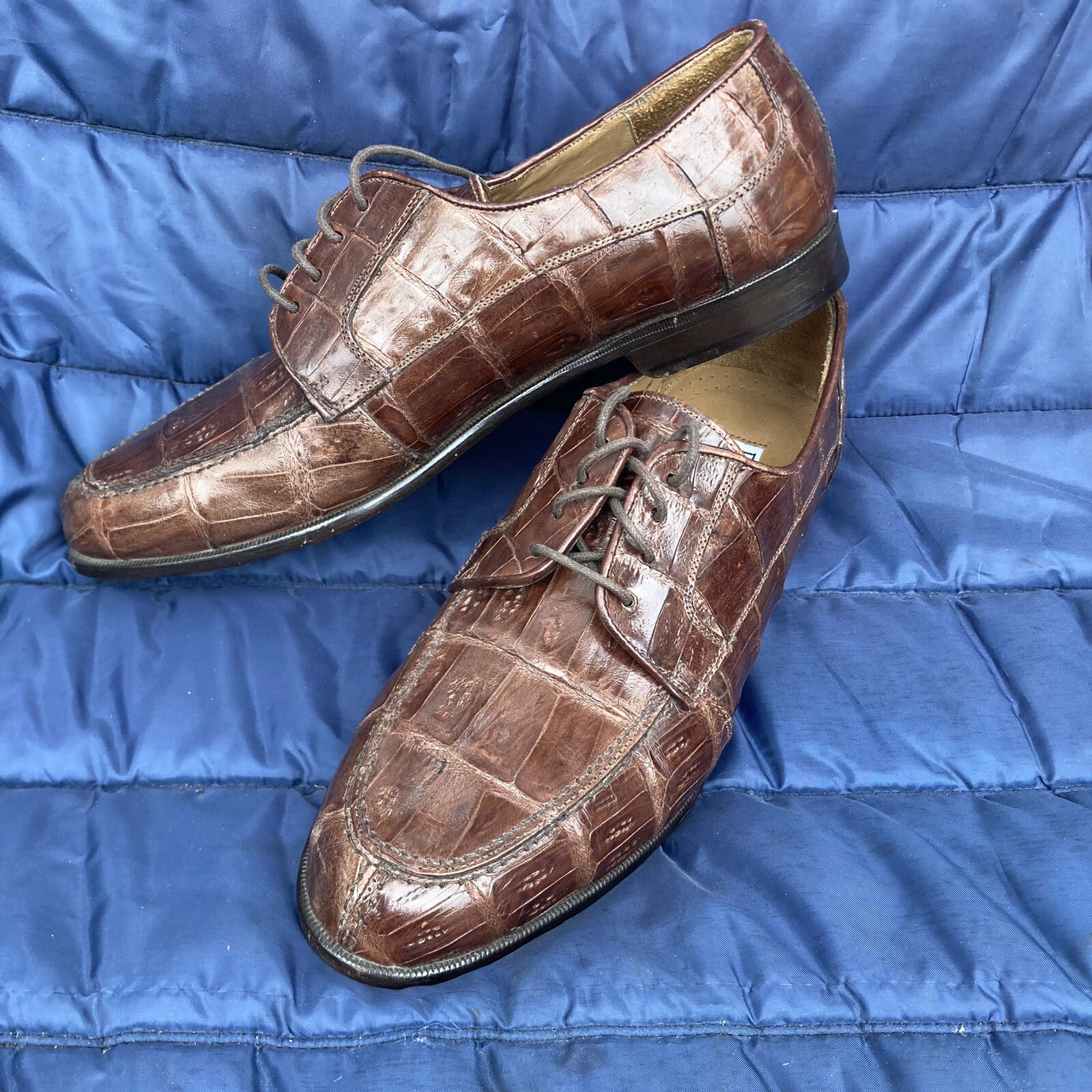 Alligator Belvedere Florence Italian Men Dress Shoes … Gem