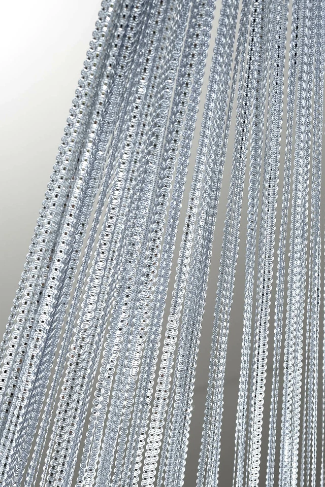 Fadenvorhang Fadengardine mit Lurex veredelt 90x250 cm oder 140x250 cm Farbwahl - Bild 2 von 3