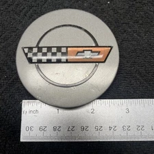 Chevy Corvette 14046926 OEM Center Cap Cover Wheel Hub Rim Lug Dust Silver E0109