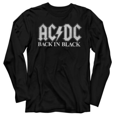 AC/DC BACK IN BLACK Tシャツ Lサイズ AC/DC Back In Black Black Adult T-Shirt - Walmart.com