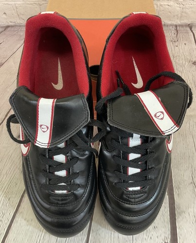 Scarpe da calcio Nike JR Tiempo 750 VT colori nero bianco rosso Varsity taglia US 5,5 anni - Foto 2 di 8