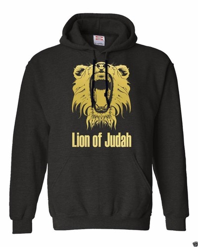 NUEVO CON ETIQUETAS HOMBRE ESTAMPADO LEÓN DE JUDAH CRISTIANO JESÚS DIOS JESÚS CHAQUETA SUÉTER SUDADERA CON CAPUCHA - Imagen 3 de 12