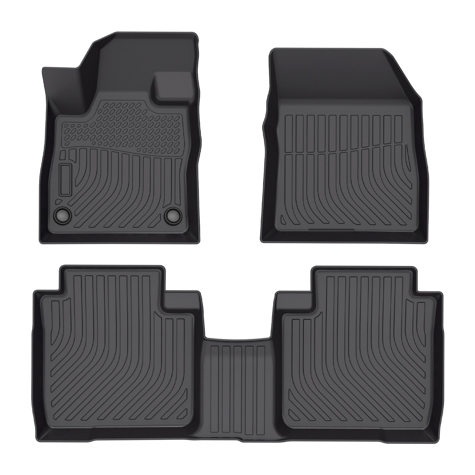 3D Floor Mats Carpets For 2024-2025 Lincoln Nautilus All Weather Liner