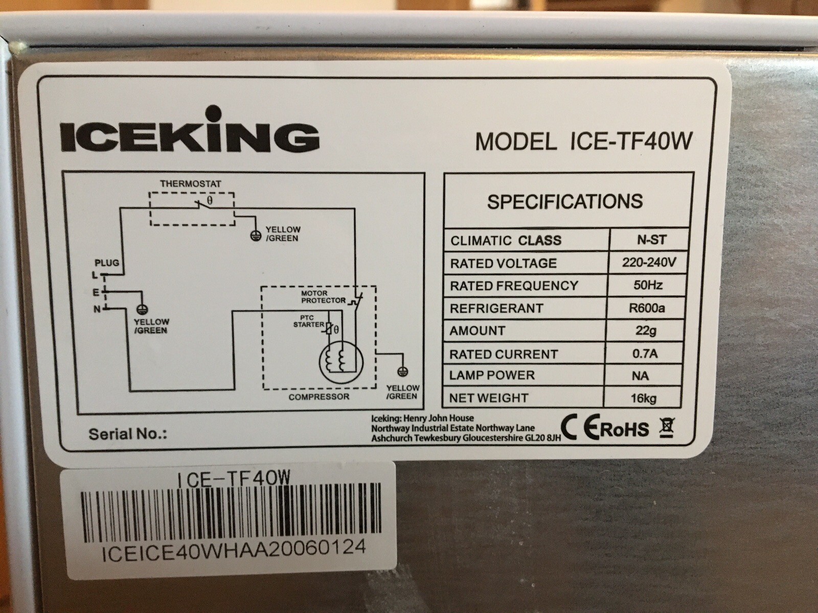 Ice king Counter Top Freezer eBay