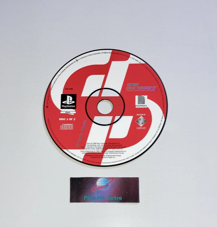 Gran Turismo 2 - PS1 CD1 Arcade Mode Loose Version Française PlayStation Sony - Photo 1/1