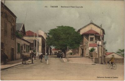 Old postcard AK SENEGAL DAKAR Boulevard Pinet-Laprade (1223187)