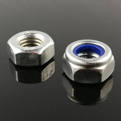 Sechskantmuttern Sicherungsmuttern A2 V2A Edelstahl DIN 934 985 Mutter Muttern
