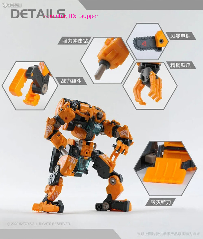 Hot 52toys Megabox Mb-12 Landbreaker AMTS Action Figure In Stock