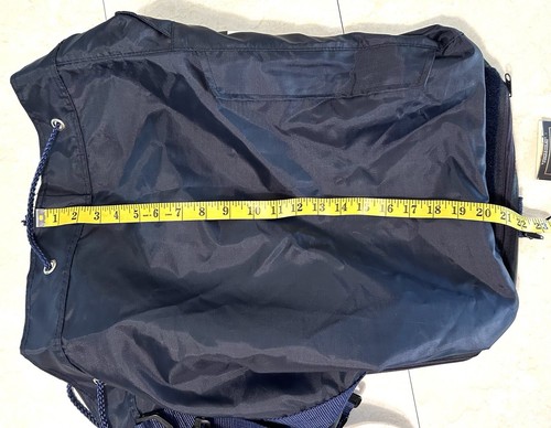 PAUL & SHARK Unisex M/W Large Draw String Foldable Shoulder Bag. Logo on Front - Picture 12 of 17