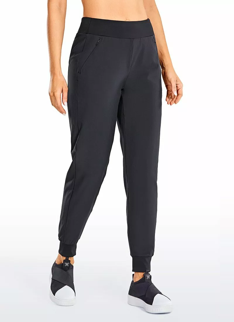 CRZ YOGA Women's Double Layer Athletic Joggers Sweatpants with