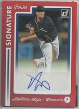Minnesota Twins ADALBERTO MEJIA autographed 2017 Donruss Signature - Certified