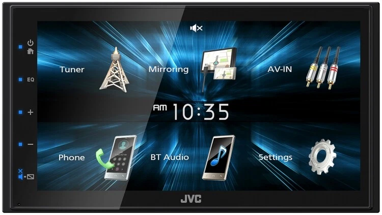 JVC KW-M150BT 6.8 英寸触摸屏数字媒体接收器 + 后视摄像头 XV-95BK — 第 2/4 张图片