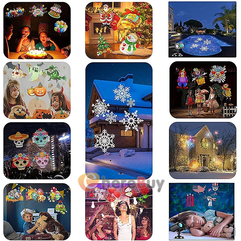 Proyector de Halloween Luz Navidad Exterior LED Luz Láser Festival Fiesta Decoración Foto 4 de 4
